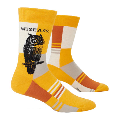 Men's Crew Socks - Wise Ass Men's Crew Socks - Wise Ass