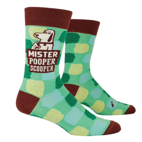 Men's Crew Socks - Mr. Pooper Scooper Men's Crew Socks - Mr. Pooper Scooper