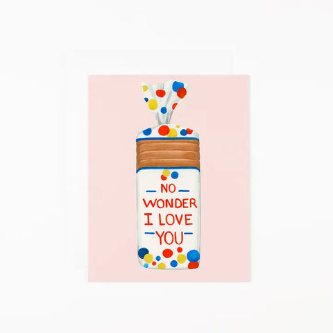 No Wonder I Love You Card No Wonder I Love You Card