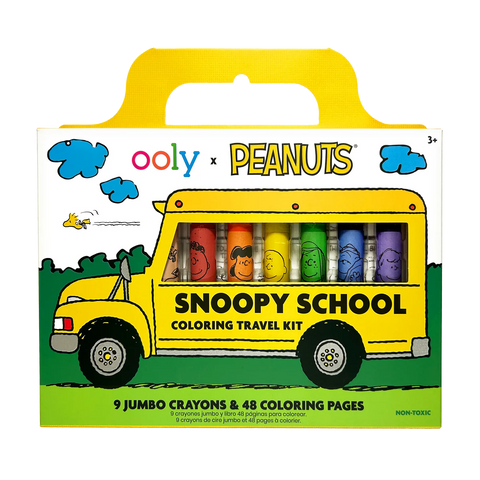 Snoopy School Coloring Travel Kit Snoopy School Coloring Travel Kit