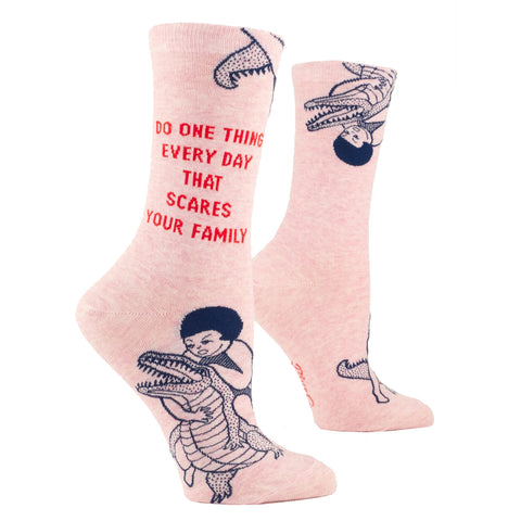 Women's Crew Socks - Scares Your Family Women's Crew Socks - Scares Your Family