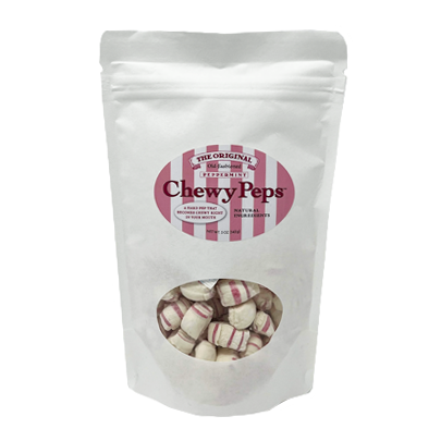 Chew Peps Peppermint - 5 oz. Chew Peps Peppermint - 5 oz.