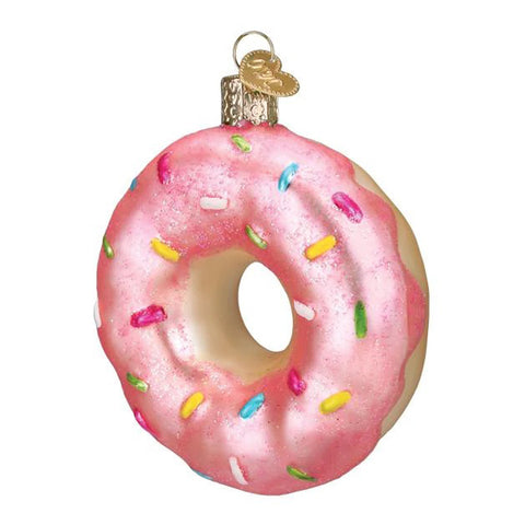 Pink Sprinkles Donut Ornament Pink Sprinkles Donut Ornament