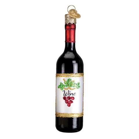 Red Wine Bottle Ornament Red Wine Bottle Ornament