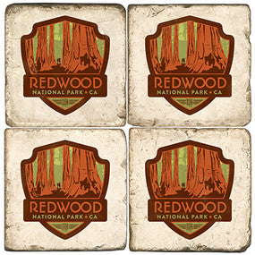 Redwood Patch Coasters Redwood Patch Coasters