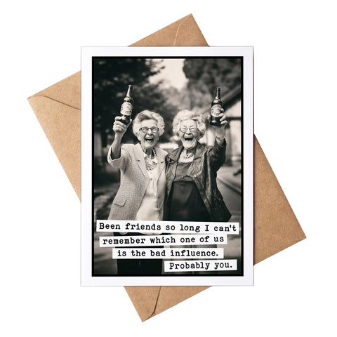 Remember the Bad Influence Card Remember the Bad Influence Card