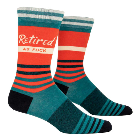 Men's Crew Socks - Retired as Fuck Men's Crew Socks - Retired as Fuck