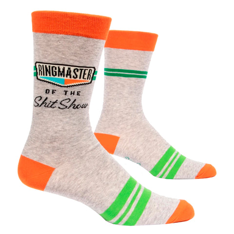 Men's Crew Socks - Ringmaster Shitshow Men's Crew Socks - Ringmaster Shitshow