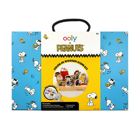 Peanuts Color-In Wooden Scene Kit Peanuts Color-In Wooden Scene Kit