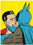 Batman Superman Kiss Coaster