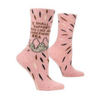 Women's Crew Socks - Underwire Bra Women's Crew Socks - Underwire Bra