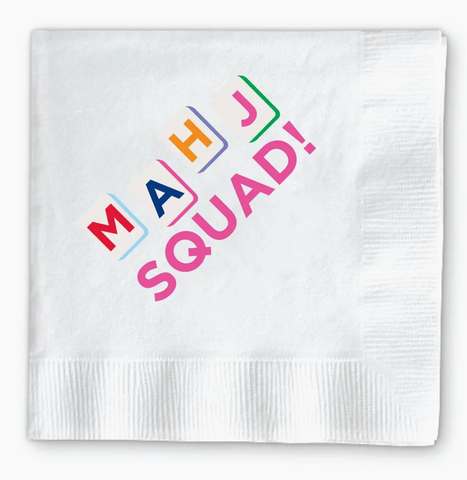 Mahj Squad! Cocktail Napkins Mahj Squad! Cocktail Napkins