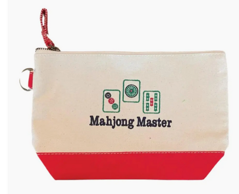 Mahjong Master Embroidered Pouch Mahjong Master Embroidered Pouch