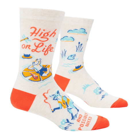 Men's Crew Socks - High On Life Men's Crew Socks - High On Life