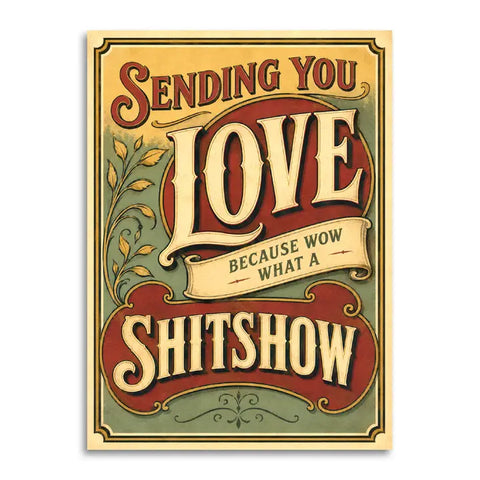 Shitshow Greeting Card Shitshow Greeting Card