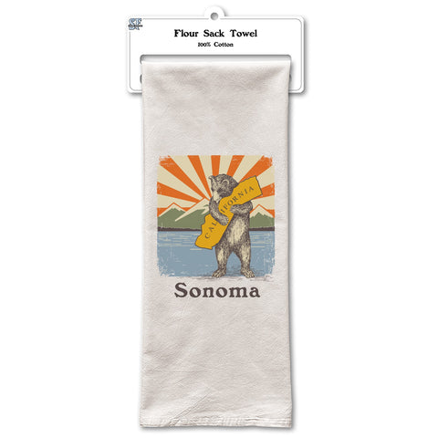 Sonoma Mountain Bear Towel Sonoma Mountain Bear Towel