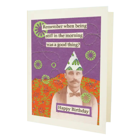 Stiff in Morning Card Stiff in Morning Card