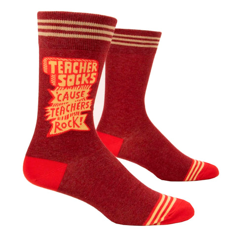 Men's Crew Socks - Teachers Rock Men's Crew Socks - Teachers Rock