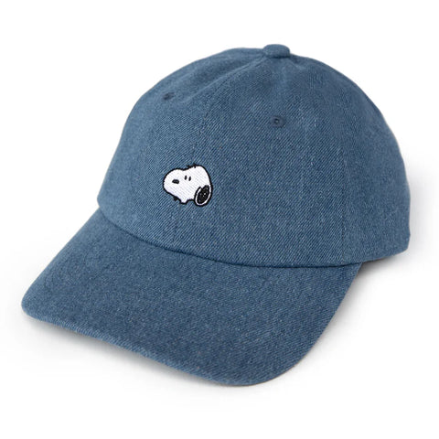 Snoopy Embroidered Denim Dad Hat Snoopy Embroidered Denim Dad Hat