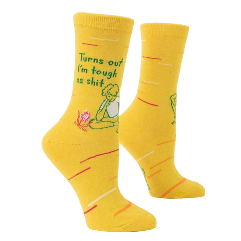 Women's Crew Socks - Tough as Shit Women's Crew Socks - Tough as Shit