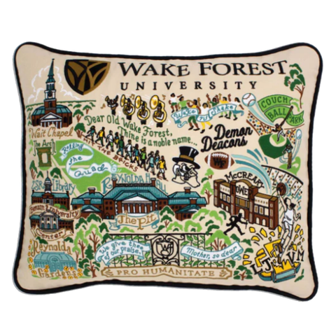 Wake Forest University Collegiate Embroidered Pillow Wake Forest University Collegiate Embroidered Pillow