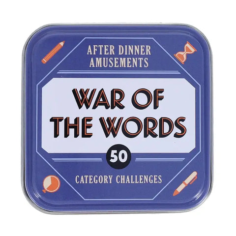 After Dinner Amusements : War of the Words After Dinner Amusements : War of the Words