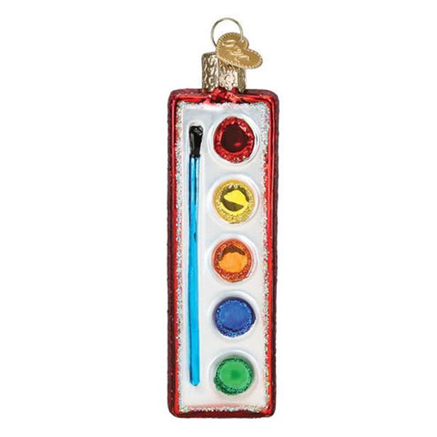 Watercolor Palette Ornament Watercolor Palette Ornament