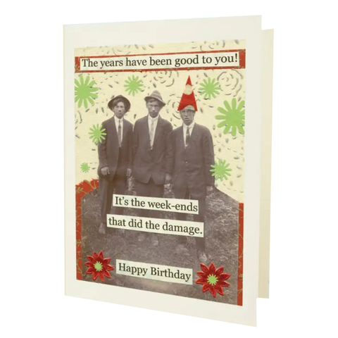 Week-End Damage Card Week-End Damage Card