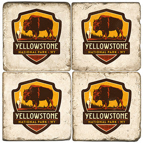 Yellowstone Patch Coasters Yellowstone Patch Coasters