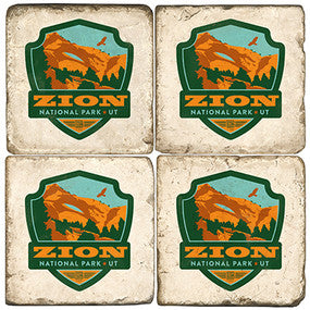 Zion Patch Coasters Zion Patch Coasters