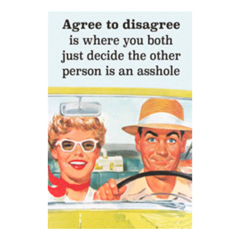 Agree to Disagree Magnet Agree to Disagree Magnet