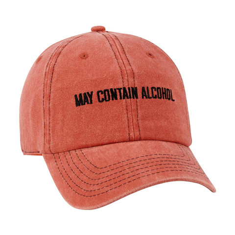 May Contain Alcohol Baseball Cap May Contain Alcohol Baseball Cap