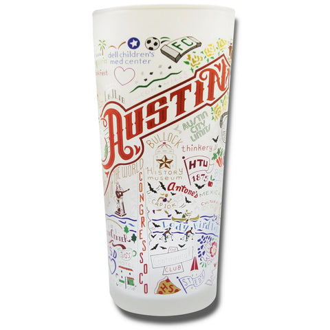 Austin Frosted Glass Tumbler Austin Frosted Glass Tumbler