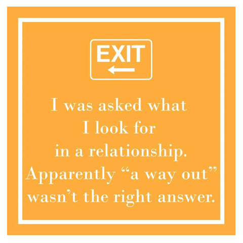 A Way Out Cocktail Napkins A Way Out Cocktail Napkins