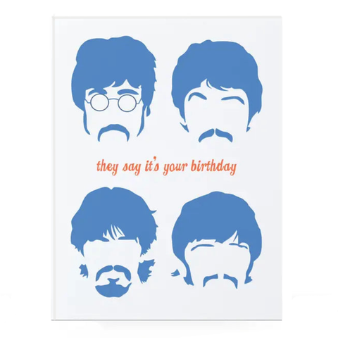 Fab Four Birthday Card Fab Four Birthday Card