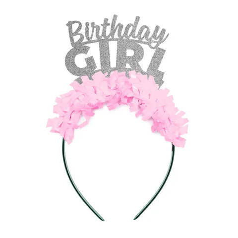 Birthday Girl Headband - Silver Birthday Girl Headband - Silver