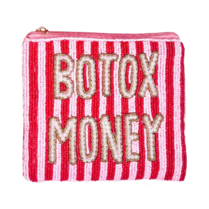 Botox Money Coin Purse - Striped Botox Money Coin Purse - Striped
