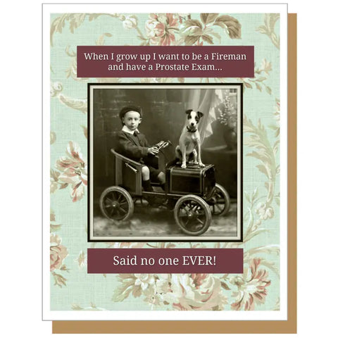 Prostate Exam Card Prostate Exam Card