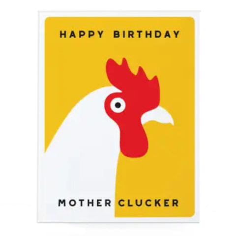 Happy Birthday Motherclucker Card Happy Birthday Motherclucker Card