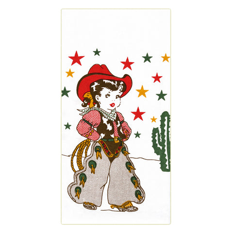 Little Cowgirl Dish Towel Little Cowgirl Dish Towel