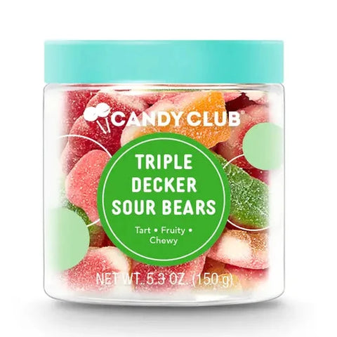 Triple Decker Sour Bears Jar Triple Decker Sour Bears Jar