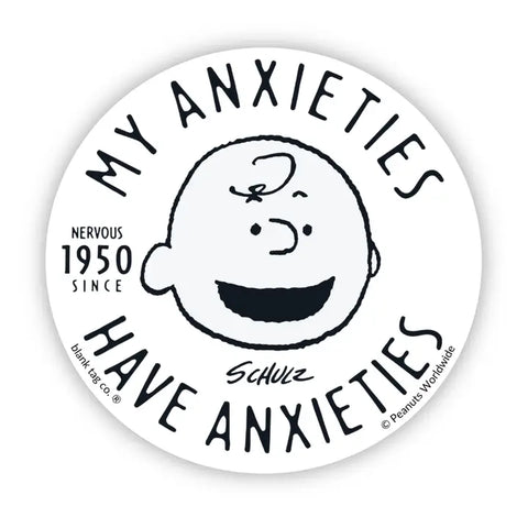 Peanuts My Anxieties Sticker Peanuts My Anxieties Sticker