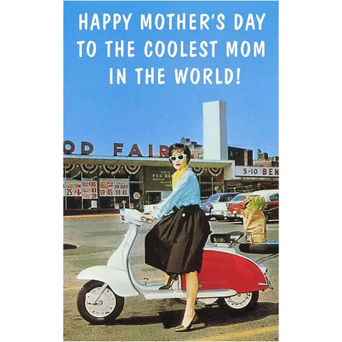 Coolest Mom Scooter Card Coolest Mom Scooter Card