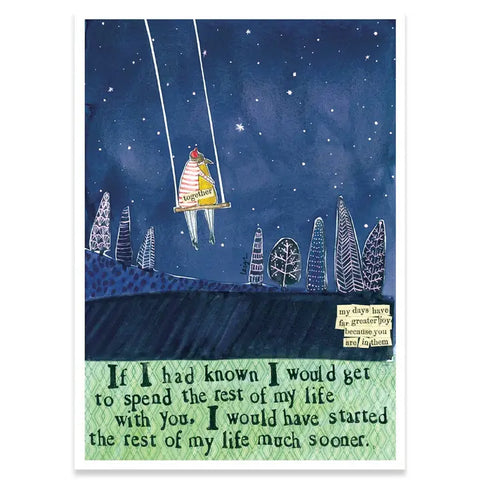 Started Much Sooner Card Started Much Sooner Card