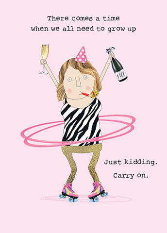 Just Kidding Card Just Kidding Card