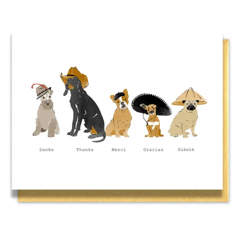 Dogs of the World Thank You Card Dogs of the World Thank You Card
