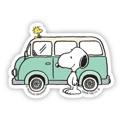 Peanuts Road Tripping Sticker Peanuts Road Tripping Sticker