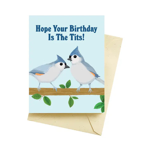 Titmouse Birthday Card Titmouse Birthday Card