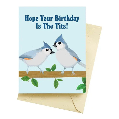 Titmouse Birthday Card Titmouse Birthday Card