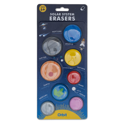 Solar System Erasers Solar System Erasers